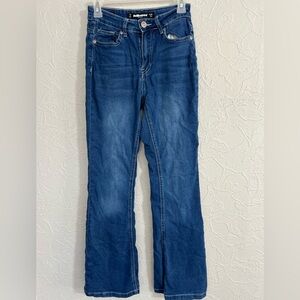 Dollhouse Jeans Curvy Collection SZ 5/6 Stretch Dark Wash Straight 26x33